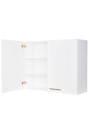 Küchen-Hängeschrank 90cm Wandschrank Küchenschrank Oberschrank weiß nobilia
