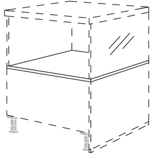 Nobilia Abdeckboden- 16 mm stark- fuer Abschlussplanungen unter Glaswangen UWG- - UWGR- ADB16-WG79 16648