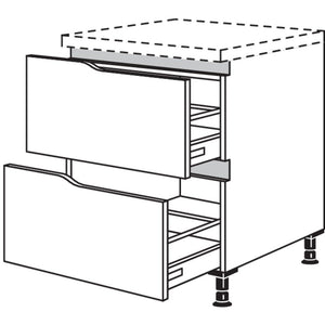 Nobilia Abschluss-Auszugschrank Curve NU2AAC90 52018