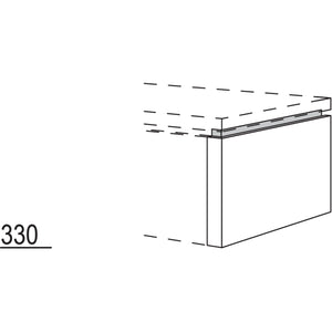 Nobilia Abschluss-Frontwange NUWF36-50 55961