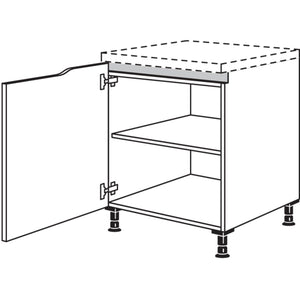 Nobilia Abschluss-Unterschrank Curve NUAC60 52031