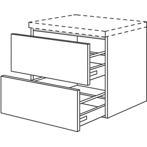 Nobilia Badezimmer-Auszugschrank BU2A100-58 2848