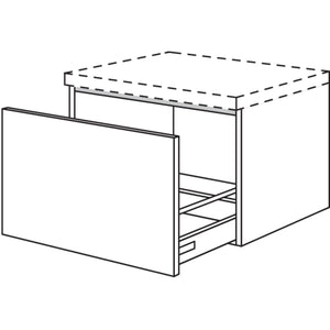 Nobilia Badezimmer-Auszugschrank BUA60-43 2535