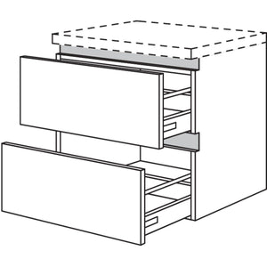 Nobilia Badezimmer-Auszugschrank NBU2A60-63 67625