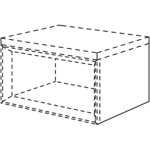 Nobilia Badezimmer-Unterschrankregal fuer Regaleinsatz Case BURC40-36 2366