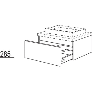 Nobilia Badezimmer-Waschtischschrank BWAS60-29 2315