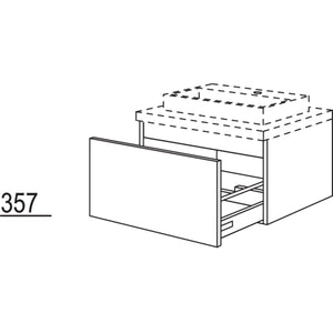 Nobilia Badezimmer-Waschtischschrank BWBA60-36 2345