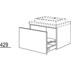 Nobilia Badezimmer-Waschtischschrank BWDA30-43 2481