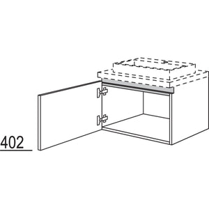 Nobilia Badezimmer-Waschtischschrank NBW40-43 67404