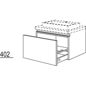 Nobilia Badezimmer-Waschtischschrank NBWA90-43 67437