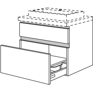 Nobilia Badezimmer-Waschtischschrank NBWA45-55 67543