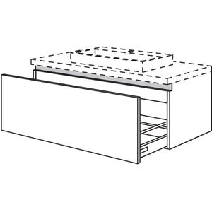 Nobilia Badezimmer-Waschtischschrank NBWBA100-43 67449