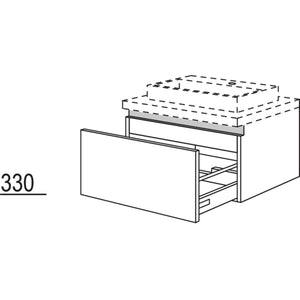 Nobilia Badezimmer-Waschtischschrank NBWBA60-36 67345