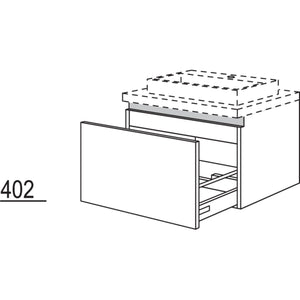 Nobilia Badezimmer-Waschtischschrank NBWBA60-43 67446