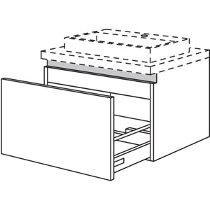 Nobilia Badezimmer-Waschtischschrank NBWBA120-43 67450