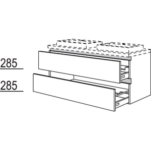 Nobilia Badezimmer-Waschtischschrank NBWSA120-63 67619