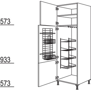 Nobilia Besen-- Geraeteschrank HB60-2 35030