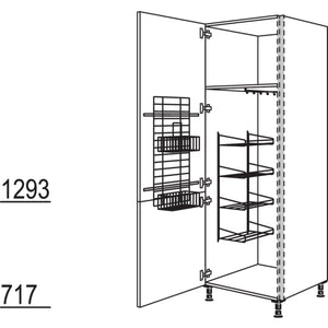 Nobilia Besen-- Geraeteschrank NHSB40-1 21167