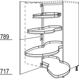 Nobilia Eck-Highboard HDESA100-60 25584