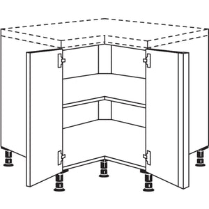 Nobilia Eckschrank UDTE90 31293