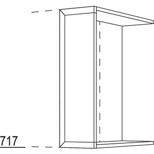 Nobilia Frontpassstueck fuer Ueberbauschraenke UFKPD20-72 40322