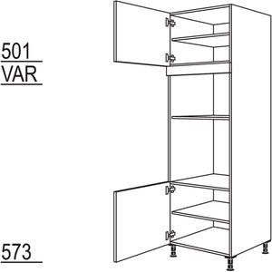 Nobilia Geraete-Umbau Backofen und Mikrowelle GMO-3 43505