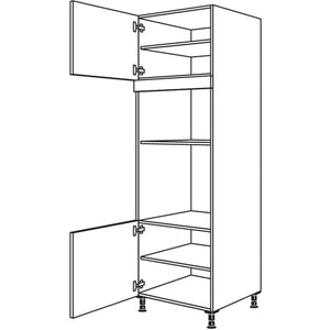 Nobilia Geraete-Umbau Backofen und Mikrowelle GMO-3 43505