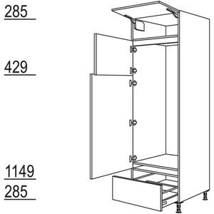 Nobilia Geraete-Umbau Kuehl-Gefrierautomat G145A-3 44670