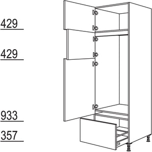 Nobilia Geraete-Umbau Kuehl-Gefrierautomat GD123GA-3 44665