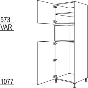 Nobilia Geraete-Umbau Kuehlautomat und Dampfgarer - Kompaktgeraet G103DK-3 44646