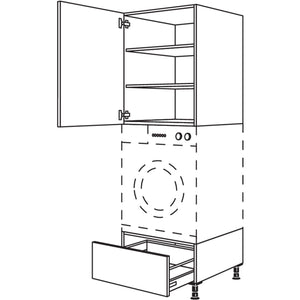 Nobilia Geraete-Umbau Waschmaschine - Waeschetrockner GWST60-1 24613