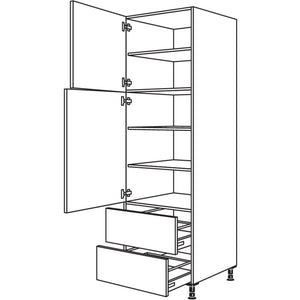 Nobilia Geschirr-- Vorratsschrank H2A60-3 43020