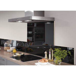 Nobilia Glas-Nischenwandverkleidung- rueckseitig lackiert- 695 mm hoch- fuer Nischenhoehe NVG60-70 3979