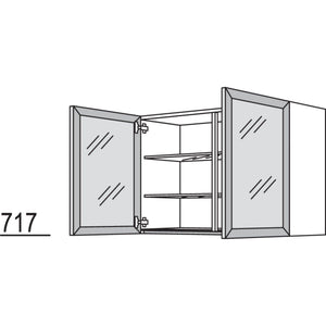 Nobilia Glas-Wandschrank Square WSQ90-1 37529