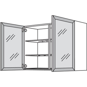 Nobilia Glas-Wandschrank Square WSQ90-2 41529