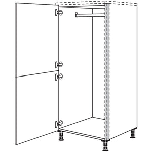 Nobilia Highboard Garderobenschrank NHSWG40 082