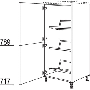 Nobilia Highboard fuer Getraenkekisten HDGTK60 21754