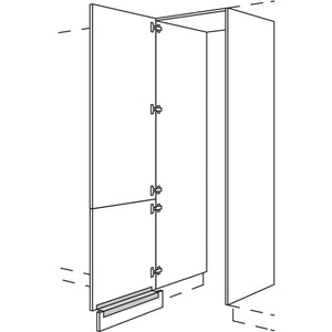 Nobilia Hochschrank-Durchgangstuer HDWDT60-3 56666