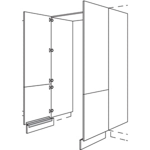 Nobilia Hochschrank-Durchgangstuer HDWDT120-3 56669