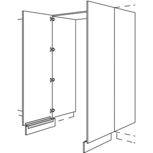 nobilia Hochschrank-Durchgangstuer HWDTF80-1 56602