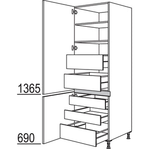 nobilia Hochschrank NHI60-2 36134