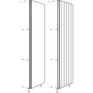 Nobilia Hochschrank-Pilaster- fuer Hochschraenke- Hoehe 3 HPI-3 44711