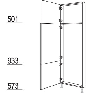 Nobilia Hochschrank-Rahmenteil HRT60-1 25460
