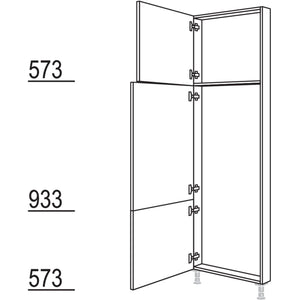 Nobilia Hochschrank-Rahmenteil HRT60-2 34460