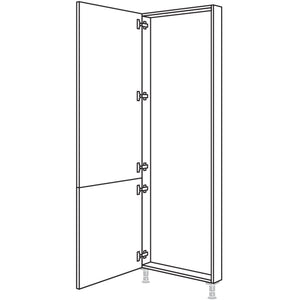 Nobilia Hochschrank-Rahmenteil HRTD30-1 20433