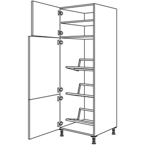 Nobilia Hochschrank fuer Getraenkekisten HGTK60-1 24076
