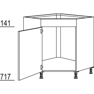 Nobilia Maxi-Spuelen-Eckschrank SPUE90-M 21152