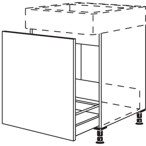 nobilia Maxi-Spuelenschrank fuer bauseitige Wertstoffbehaelter- Systeme SPUSTAK-BW60-M 40217