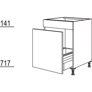 Nobilia Maxi-Spuelenschrank mit Zargen-Cargo SPUA-AS60-M 41296