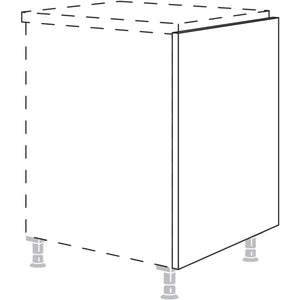 Nobilia Maxi-Wange fuer Raumplanung in Korpushoehe UWKR10-M 10928